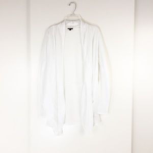 Torrid Open Front Cardigan White Semi Sheet Sz 2